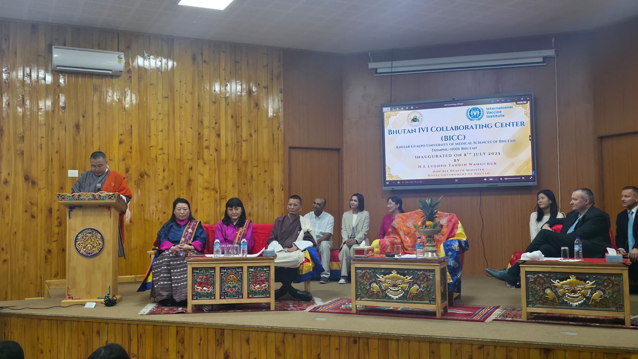 Launch of the Bhutan IVI Collaborating Center (BICC)